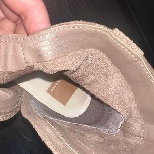 Dolce Vita Tan Suede Ankle Booties